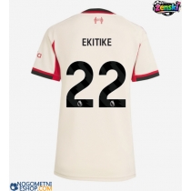 Ženski Nogometni dresi Liverpool Hugo Ekitike #22 Gostujoči 2025-26 Kratek Rokav